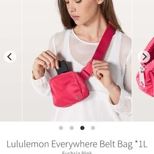 OG Fuchia 🩷 Lululemon Red Belt Bag
